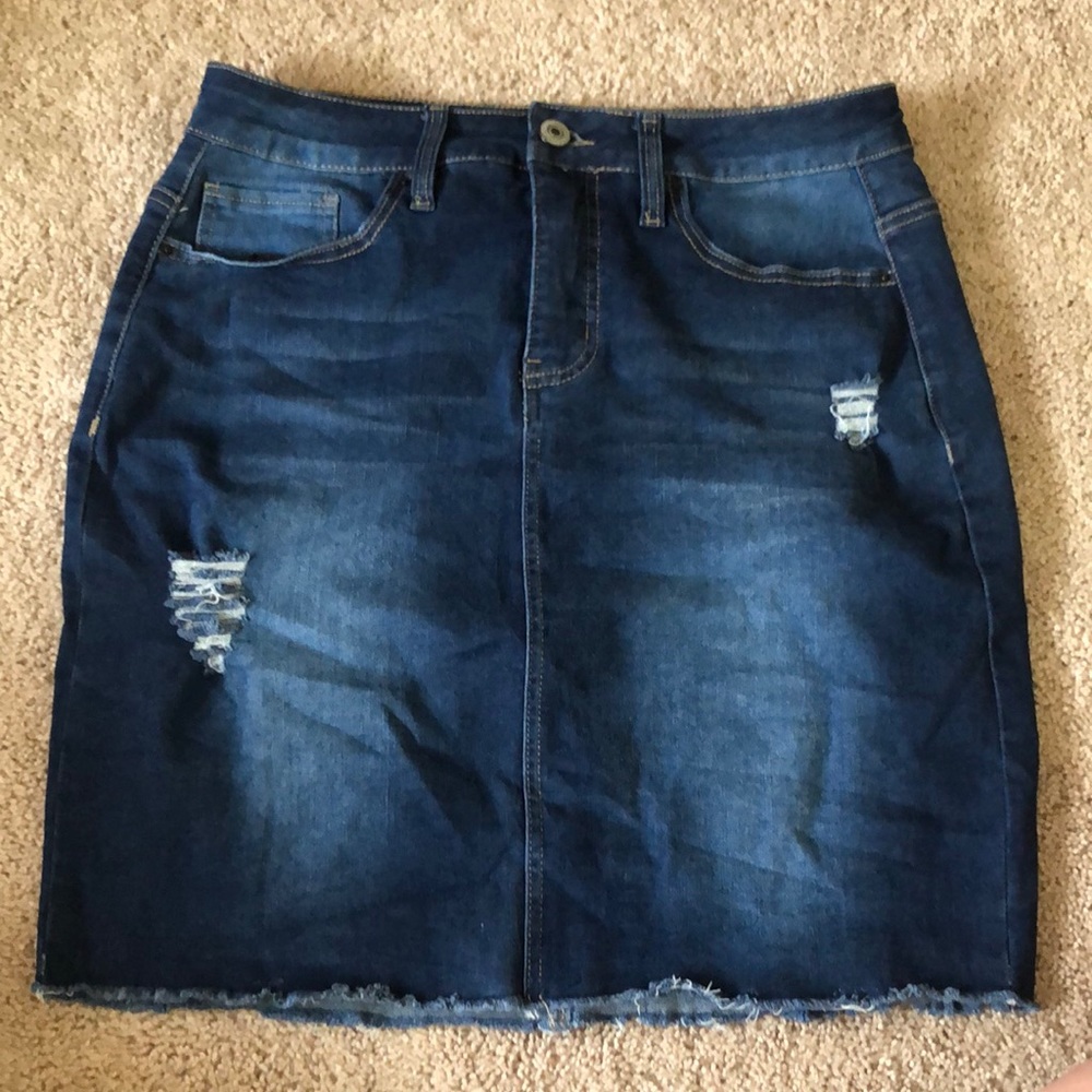 Denim skirt
